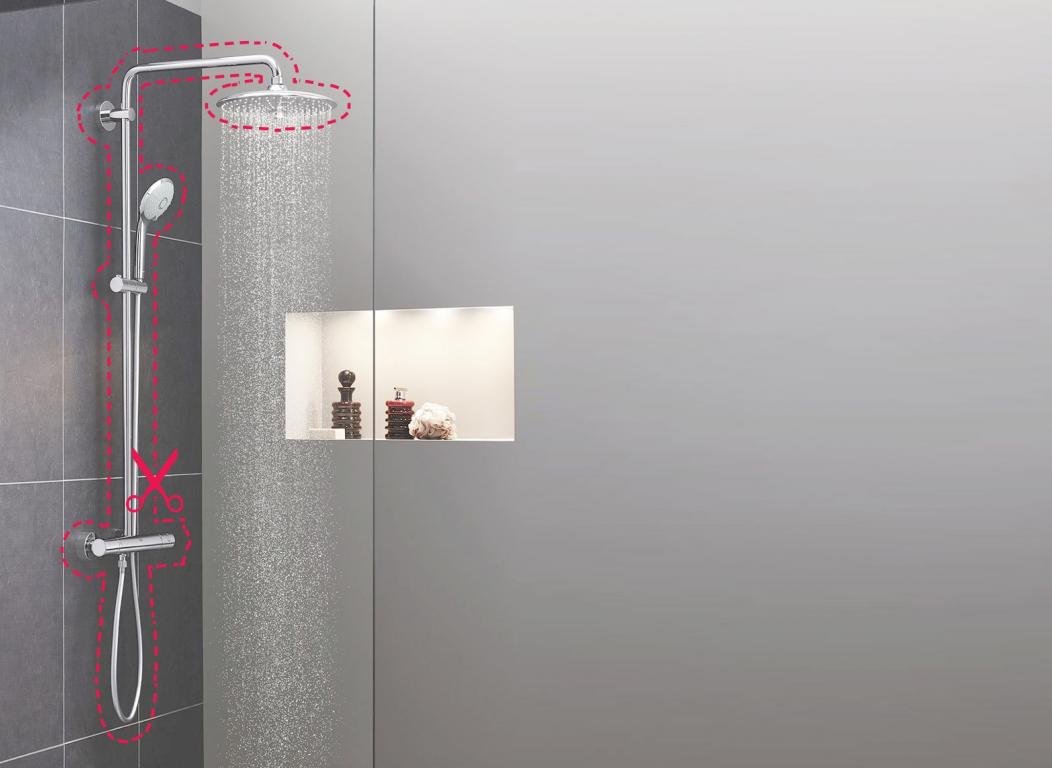 badkamer douchekraan